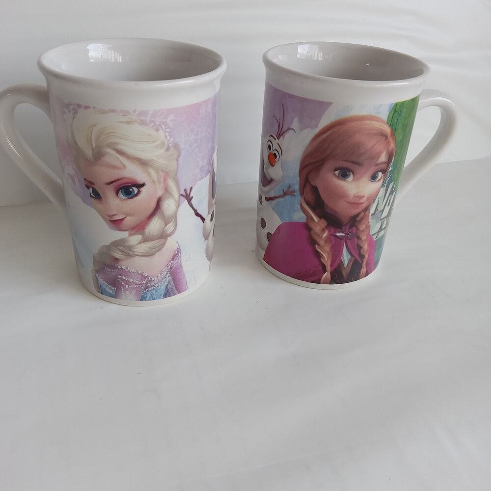 Ceramic Mus Set 2 Disney Frozen Anna And Elsa
